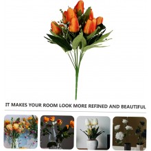 Buoquet Artificiali Decorativi Fiori finti Tulipani Interni esterni 2 mazzetti