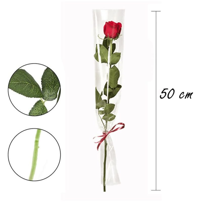 Due Esse Bouquet Di Fiori Di 12 Rose Artificiali mazzo Di Piante Fi...
