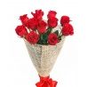Due Esse Bouquet Di Fiori Di 12 Rose Artificiali mazzo Di Piante Fi...