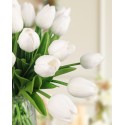 Tulipani Artificiali 12 Pezzi Fiori Finti Tulipano Bouquet sposa decorazione