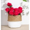 Due Esse Bouquet Di Fiori 5 Rose rosse Artificiali mazzo Di Piante ...