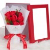 FGF Bouquet Di Fiori Rose Artificiali Piante Finte profumate con sc...