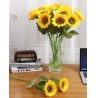 Due Esse 6 Girasoli Finti Fiore Artificiali Girasole fiori decorazi...