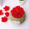 FGF Confezione Regalo 30 rose artificiali Scatola Box san valentino...