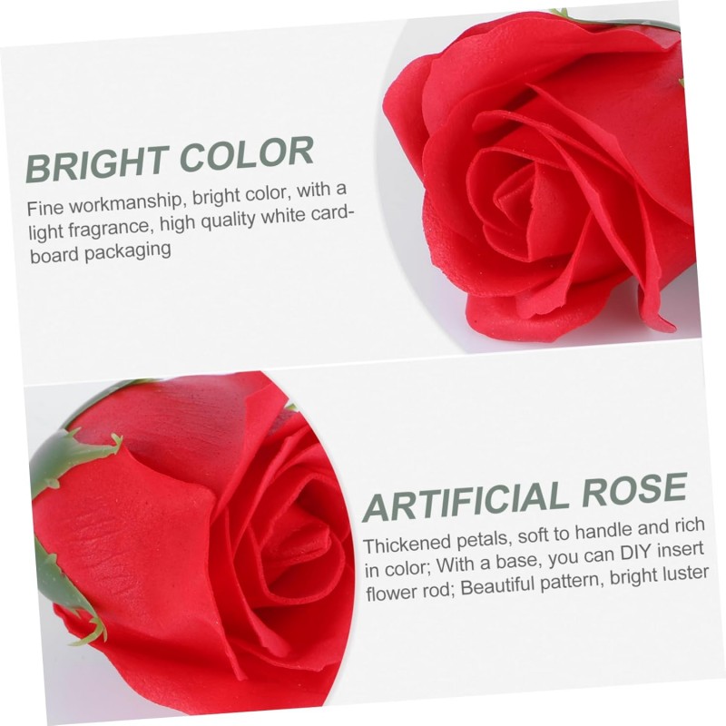 FGF Confezione Regalo 30 rose artificiali Scatola Box san valentino...