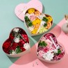 FGF Confezione Regalo 30 rose artificiali Scatola Box san valentino...