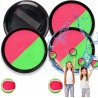Set 4 Racchette Cattura con 2 Palline Gioco per Bambini Adulti Outd...