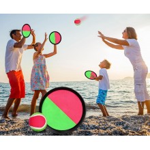 Set 4 Racchette Cattura con 2 Palline Gioco per Bambini