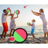 Set 4 Racchette Cattura con 2 Palline Gioco per Bambini Adulti Outd...