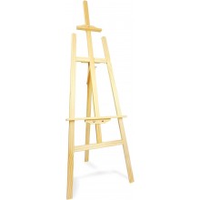 Cavalletto in legno abete 120 cm treppiede esposizione quadro disegno matrimonio