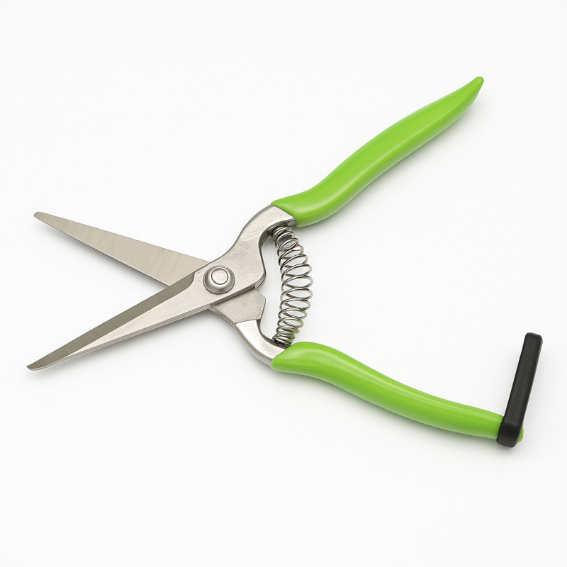 Forbice Cesoia da Potatura manuale 200mm in Acciaio Inox Tagliarami con Molla