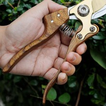 Forbice Cesoia da Potatura manuale 205mm in Acciaio Inox Tagliarami Molla 8mm