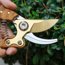 Forbice Cesoia da Potatura manuale 205mm in Acciaio Inox Tagliarami Molla 8mm