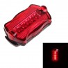 Kit Luci bicicletta anteriore 12 LED e posteriore torcia bici sicurezza set luci