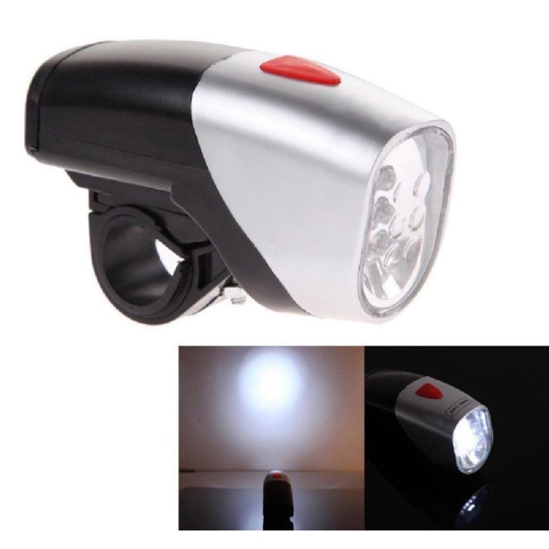Kit Luci bicicletta anteriore 12 LED e posteriore torcia bici sicurezza set luci