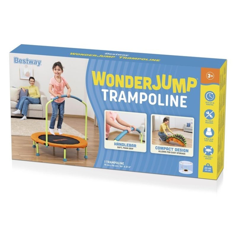 Bestway Bestway Trampolino elastico Wonderjump da 91 cm da interno ...
