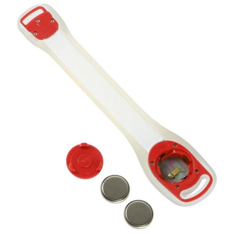 Kit luci LED bici anteriore posteriore torcia bicicletta pile luce sicurezza