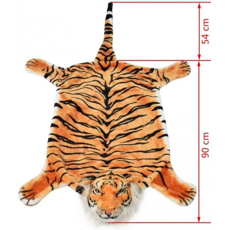 Kmt Style Tappeto Peluche Tigre Decorativo per Cameretta o Salotto ...