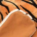 Tappeto Peluche Tigre Decorativo per Cameretta o Salotto Morbido e Realistico - Bianco o Marrone