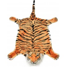 Tappeto Peluche Tigre Decorativo per Cameretta o Salotto Morbido e Realistico - Bianco o Marrone