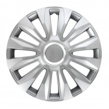 Set 4 Copricerchi Auto Universali 13 14 15 16 – Copriruota Sportivi Compatibili con Cerchi in Ferro – Facili da Montare