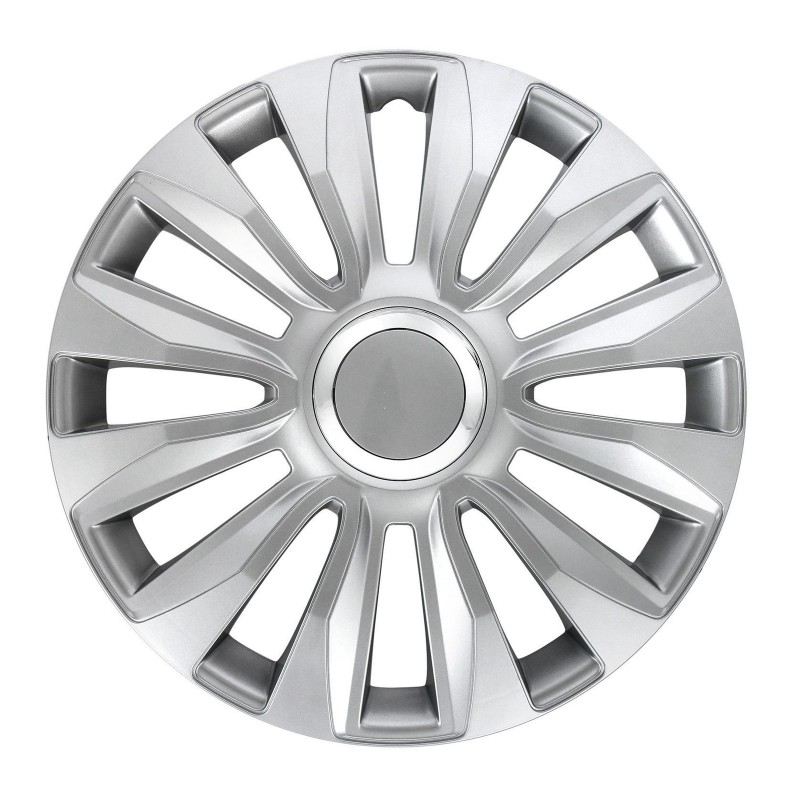 Set 4 Copricerchi Auto Universali 13 14 15 16 – Copriruota Sportivi Compatibili con Cerchi in Ferro – Facili da Montare