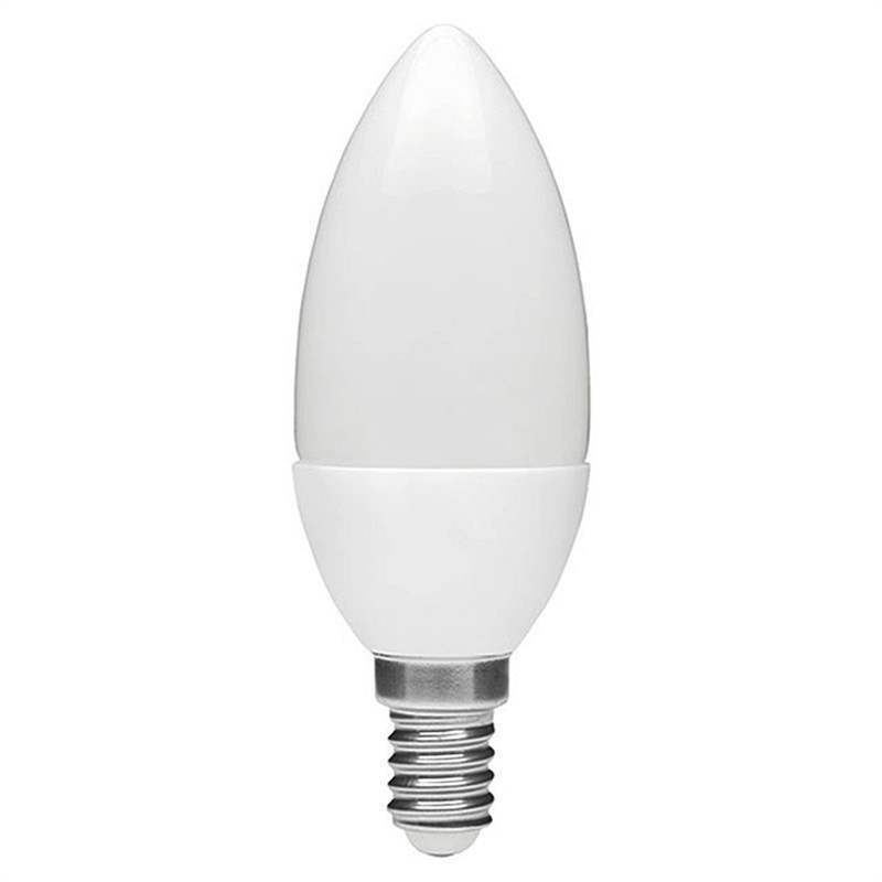 Lampadina lampada E14 6W bianco caldo 470lm LED abatjour bulbo sfera interno