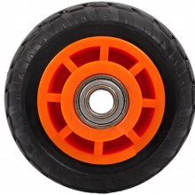 Ruota Tubeless Antiforatura in PVC e Gomma per Carriola Carretto Pneumatico di Ricambio Resistente – 3 misure