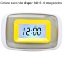 Orologio LCD sveglia illuminata LED temperature display allarme datario colore