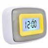 Orologio LCD sveglia illuminata LED temperature display allarme datario colore