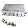Amplificatore TV 3 out uscite antenna sdoppiatore televisione decoder AV in 1