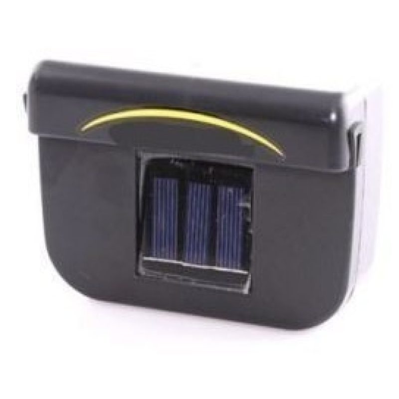 Mini Ventilatore smuovi aria odori solare auto camper montaggio su finestrino