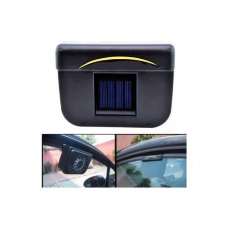 Mini Ventilatore smuovi aria odori solare auto camper montaggio su finestrino