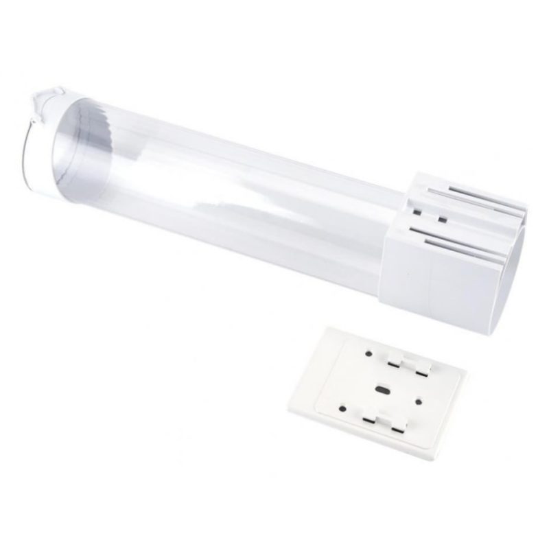 Dispenser da parete porta bicchieri tazze plastica fissaggio adesivo o viti