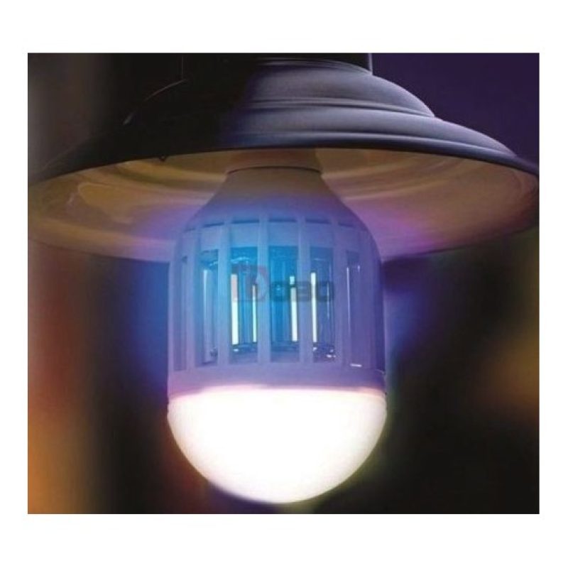 Lampadina E27 stermina insetti ammazza zanzare mosche 9W zanzariera lampada