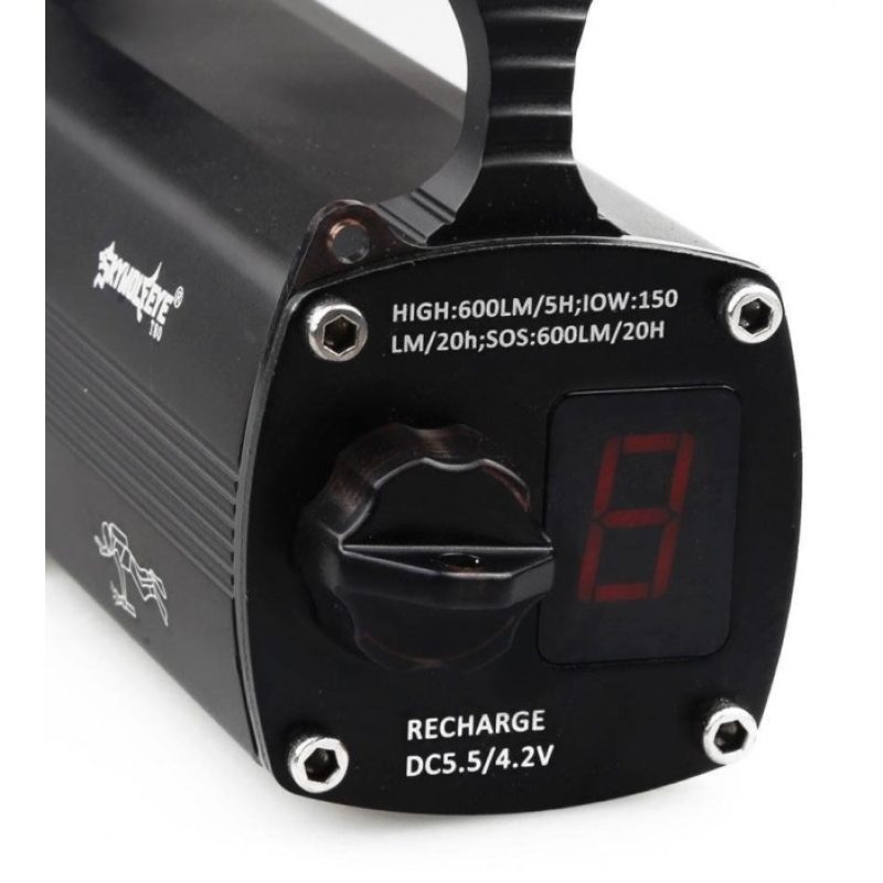Torcia a mano LED lampada subacquea immersioni sub diving pesca IPX8 8000LM