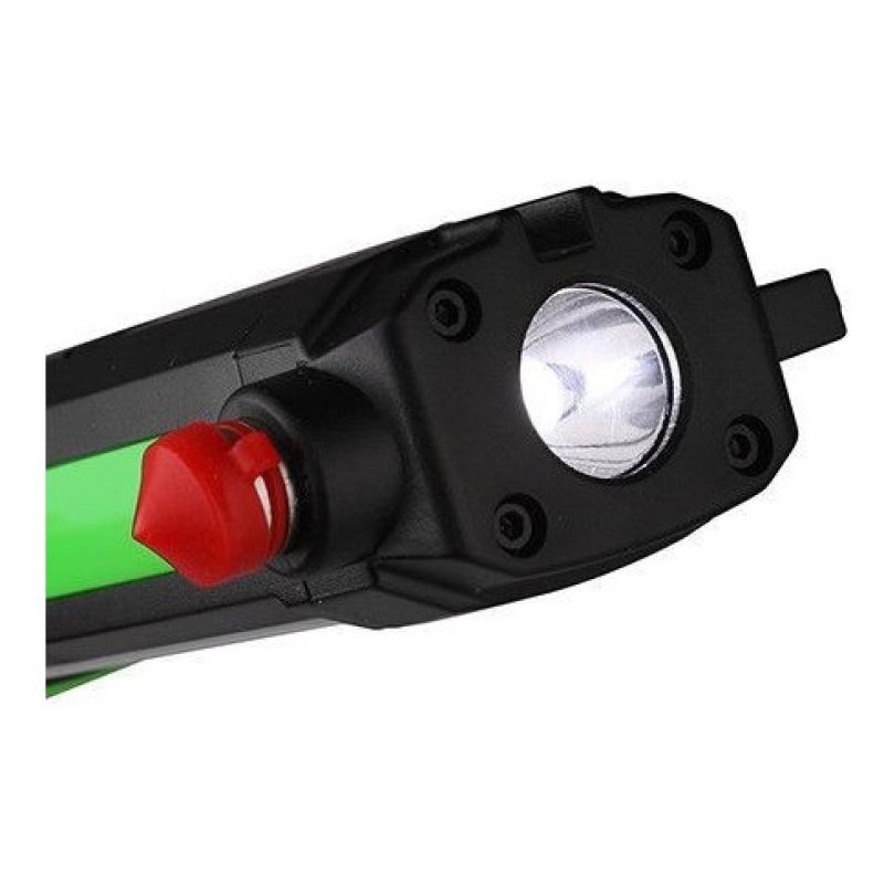 Torcia LED martello vetro lampada ricaricabile magnetica pinza officina garage