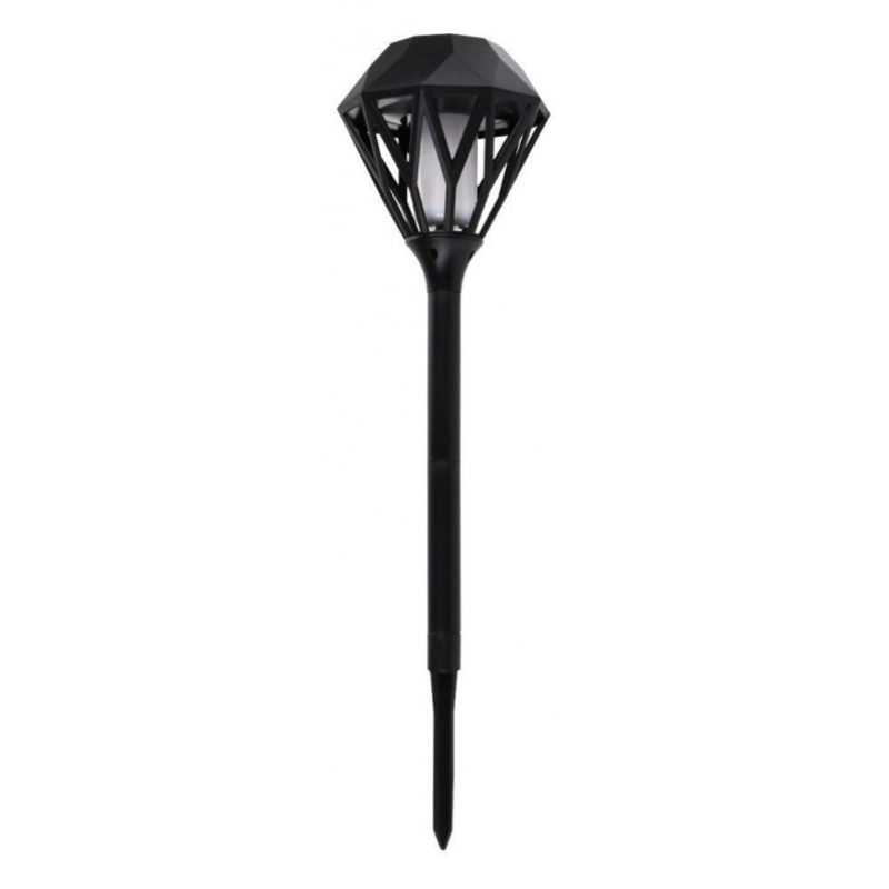 Lampada solare da esterno effetto fiaccola fiamma impermeabile vari montaggi