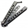 Coltello da allenamento a farfalla senza lama trick training apertura prove