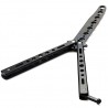 Coltello da allenamento a farfalla senza lama trick training apertura prove
