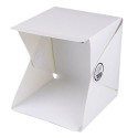 Studio fotografico cubo tenda box luce LED doppio sfondo kit foto esposizione