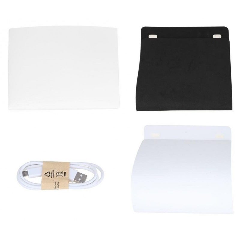 DOBO Studio fotografico cubo tenda box luce LED 4 sfondi kit foto e...