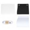 Studio fotografico cubo tenda box luce LED doppio sfondo kit foto esposizione