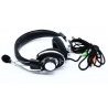 Cuffie Skype PC Headset Headphones con microfono Computer Gaming Chat 2 jack 3.5