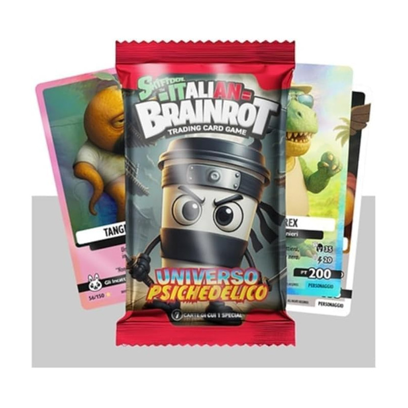 Skifidol Skifidol Italian Brainrot Box 24 Bustine TCG Carte Collezi...