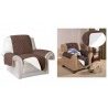 Copri poltrona reversibile protezione federa sofa peli cane gatto polvere coat