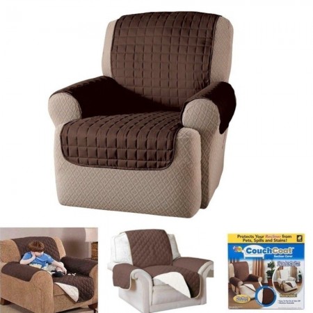 Copri poltrona reversibile protezione federa sofa peli cane gatto polvere coat
