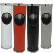 Pattumiera Posacenere da terra in metallo Per Esterni e Interni bidone spazzatura