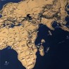 Mappa del mondo personalizzabile da grattare cartina world map scratch regalo