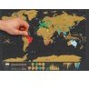 Mappa del mondo personalizzabile da grattare cartina world map scratch regalo
